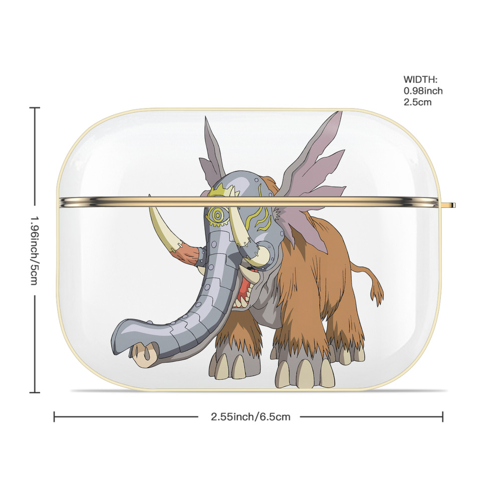 Digimon デジタルモンスター/デジモン 【AirPods Pro用】ハードシェル保護ケース｜耐衝撃・防指紋・カラビナ付き商品仕様