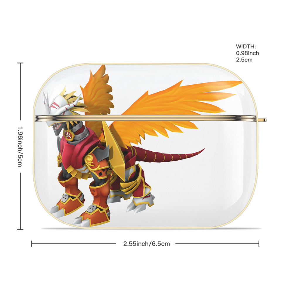 Digimon デジタルモンスター/デジモン 【AirPods Pro用】ハードシェル保護ケース｜耐衝撃・防指紋・カラビナ付き商品仕様