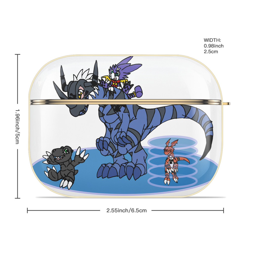Digimon デジタルモンスター/デジモン 【AirPods Pro用】ハードシェル保護ケース｜耐衝撃・防指紋・カラビナ付き商品仕様