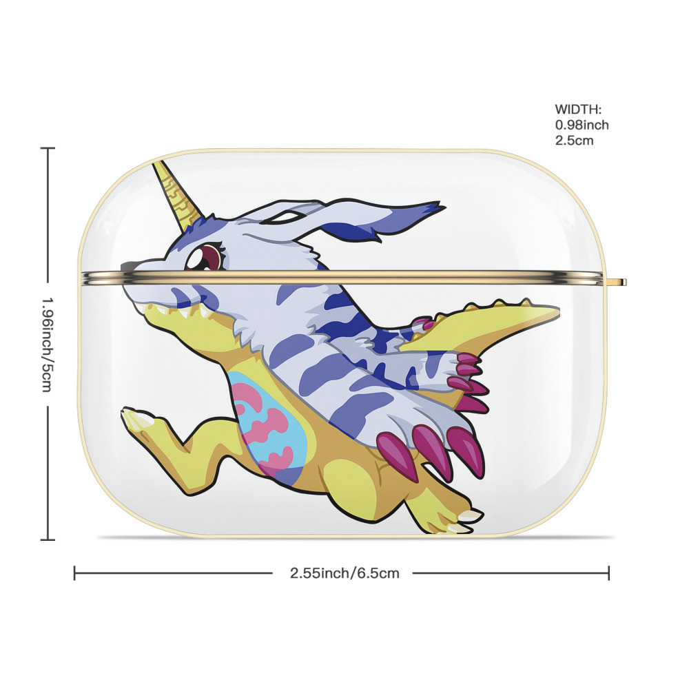 Digimon デジタルモンスター/デジモン 【AirPods Pro用】ハードシェル保護ケース｜耐衝撃・防指紋・カラビナ付き商品仕様