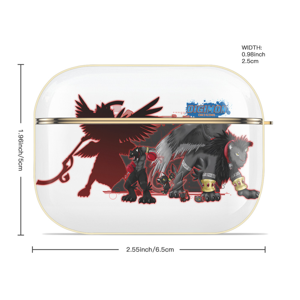 Digimon デジタルモンスター/デジモン 【AirPods Pro用】ハードシェル保護ケース｜耐衝撃・防指紋・カラビナ付き商品仕様