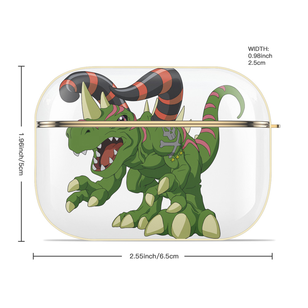 Digimon デジタルモンスター/デジモン 【AirPods Pro用】ハードシェル保護ケース｜耐衝撃・防指紋・カラビナ付き商品仕様