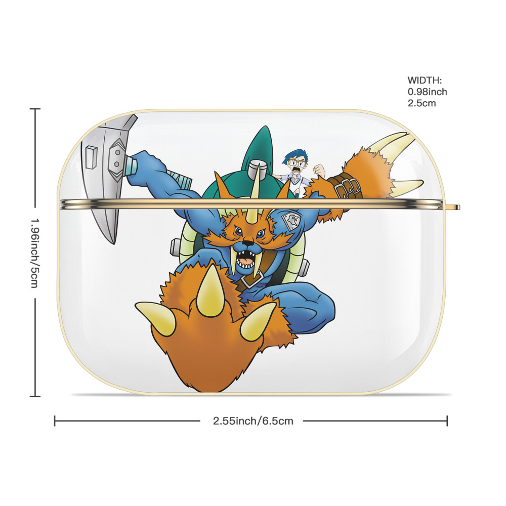 Digimon デジタルモンスター/デジモン 【AirPods Pro用】ハードシェル保護ケース｜耐衝撃・防指紋・カラビナ付き商品仕様