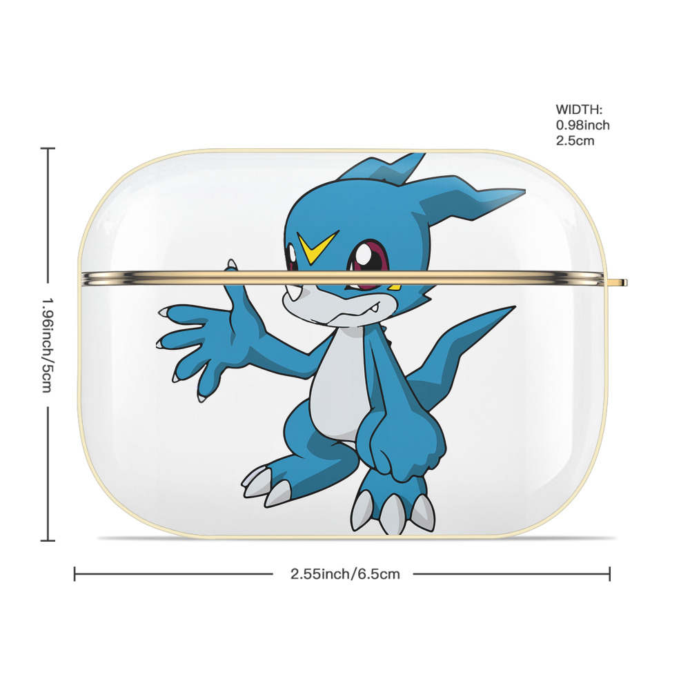 Digimon デジタルモンスター/デジモン 【AirPods Pro用】ハードシェル保護ケース｜耐衝撃・防指紋・カラビナ付き商品仕様