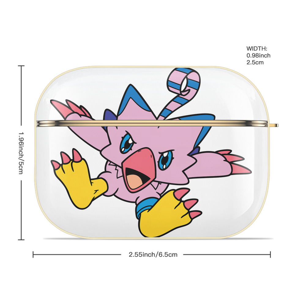 Digimon デジタルモンスター/デジモン 【AirPods Pro用】ハードシェル保護ケース｜耐衝撃・防指紋・カラビナ付き商品仕様