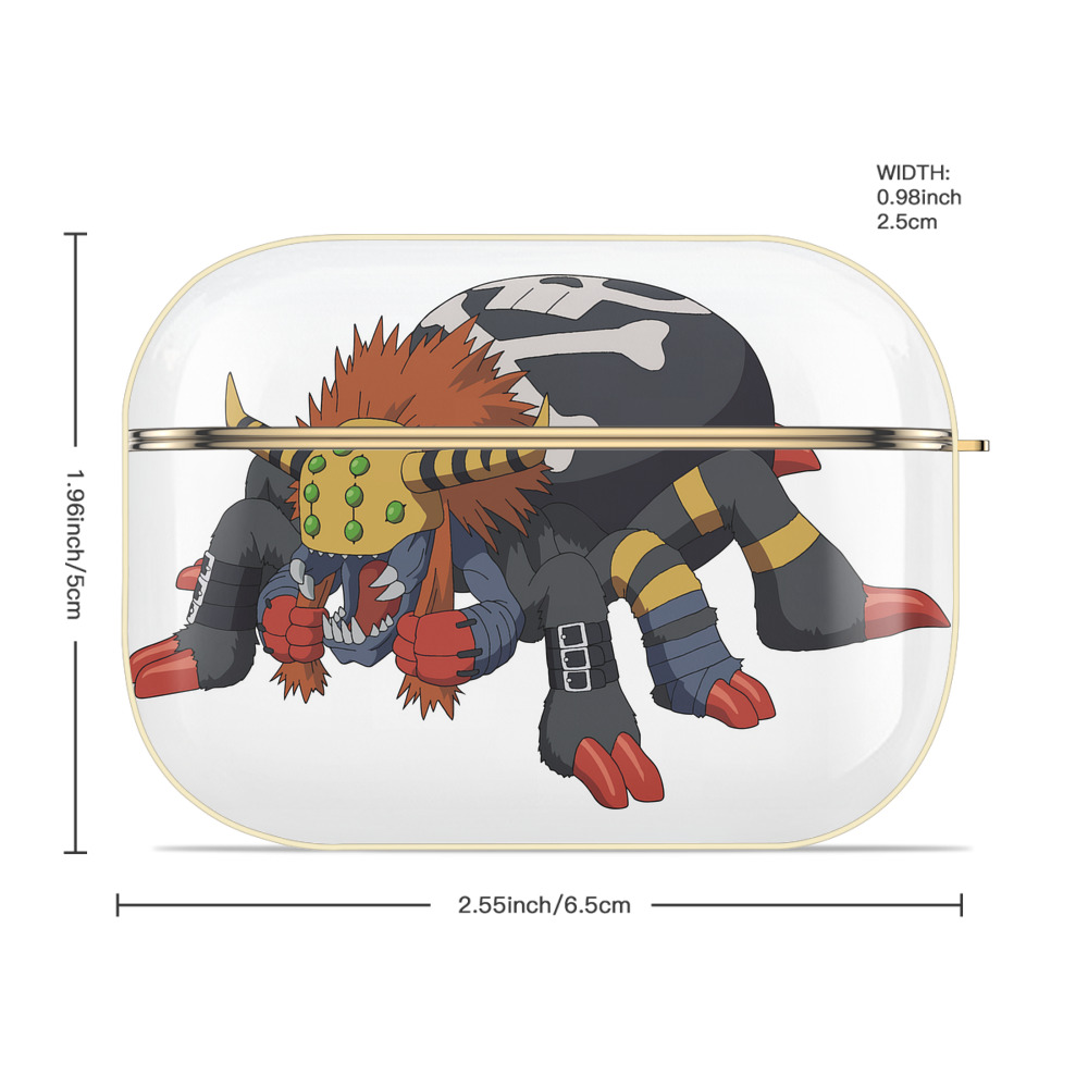 Digimon デジタルモンスター/デジモン 【AirPods Pro用】ハードシェル保護ケース｜耐衝撃・防指紋・カラビナ付き商品仕様