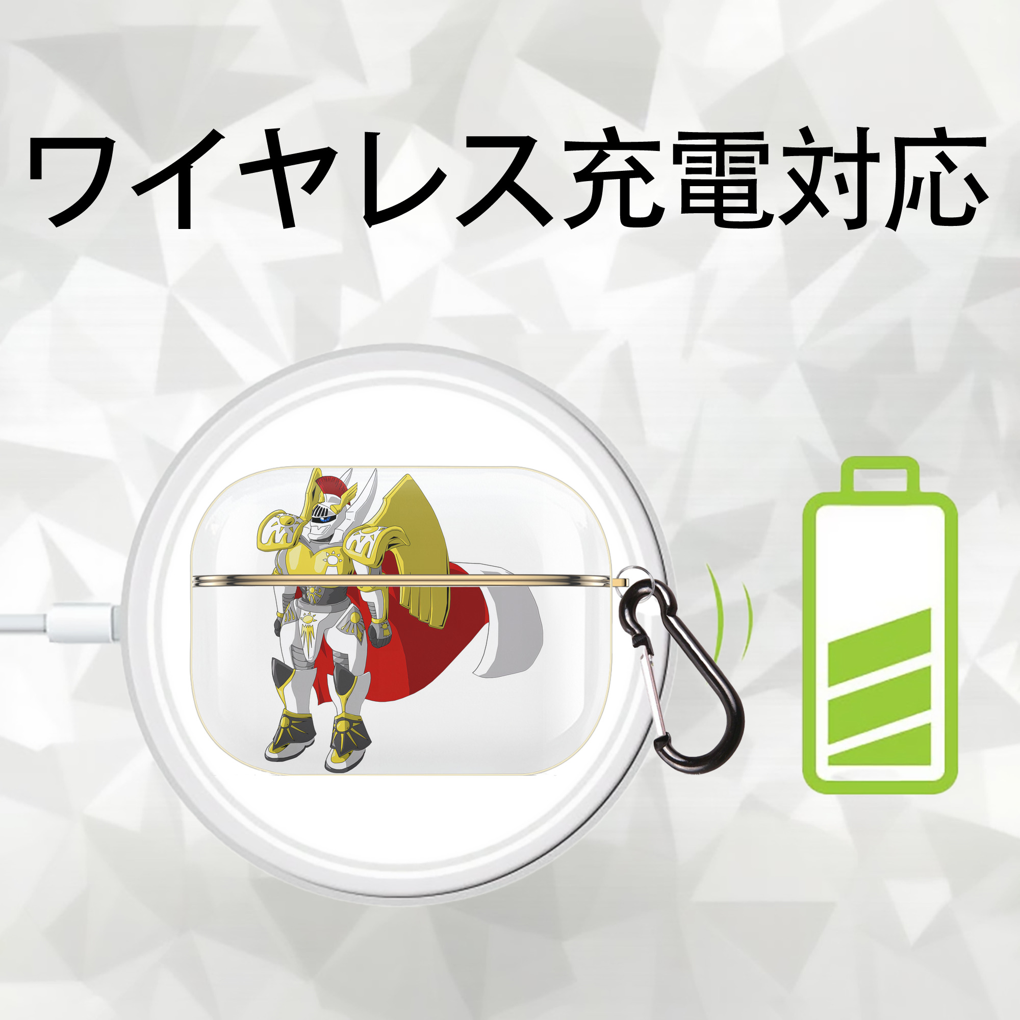 Digimon デジタルモンスター/デジモン 【AirPods Pro用】ハードシェル保護ケース｜耐衝撃・防指紋・カラビナ付き商品仕様