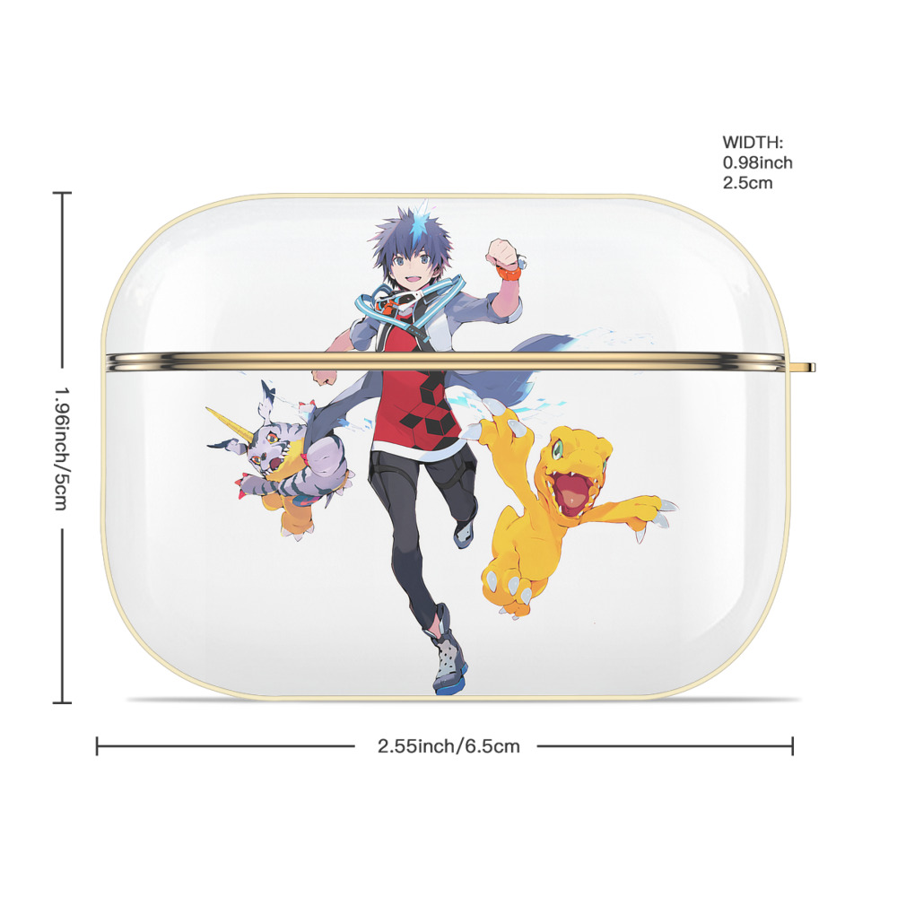 Digimon デジタルモンスター/デジモン 【AirPods Pro用】ハードシェル保護ケース｜耐衝撃・防指紋・カラビナ付き商品仕様