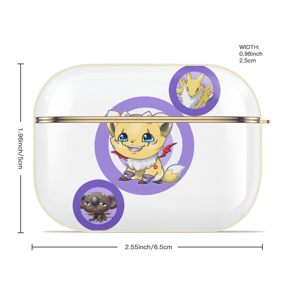 Digimon デジタルモンスター/デジモン 【AirPods Pro用】ハードシェル保護ケース｜耐衝撃・防指紋・カラビナ付き商品仕様