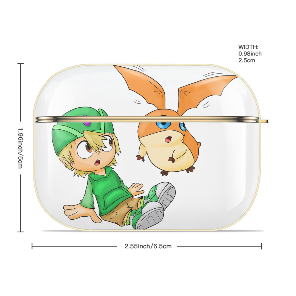 Digimon デジタルモンスター/デジモン 【AirPods Pro用】ハードシェル保護ケース｜耐衝撃・防指紋・カラビナ付き商品仕様