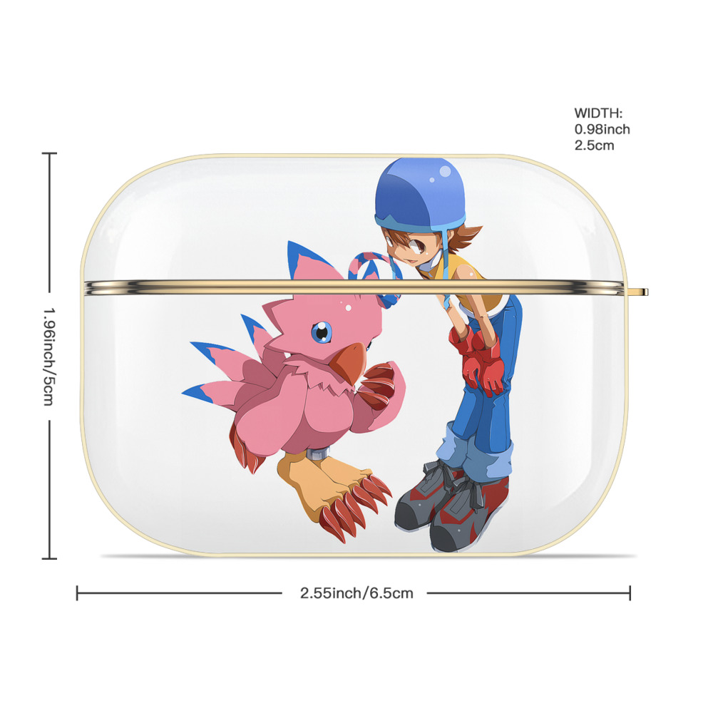 Digimon デジタルモンスター/デジモン 【AirPods Pro用】ハードシェル保護ケース｜耐衝撃・防指紋・カラビナ付き商品仕様