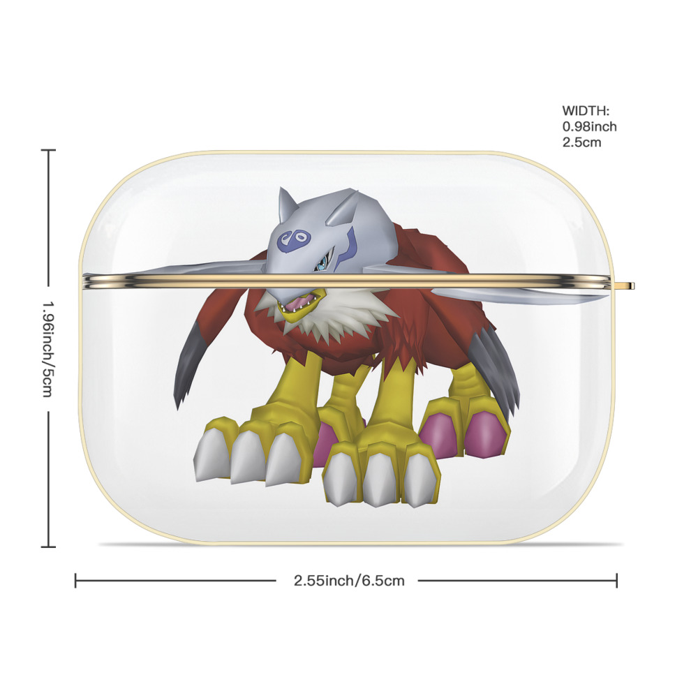 Digimon デジタルモンスター/デジモン 【AirPods Pro用】ハードシェル保護ケース｜耐衝撃・防指紋・カラビナ付き商品仕様