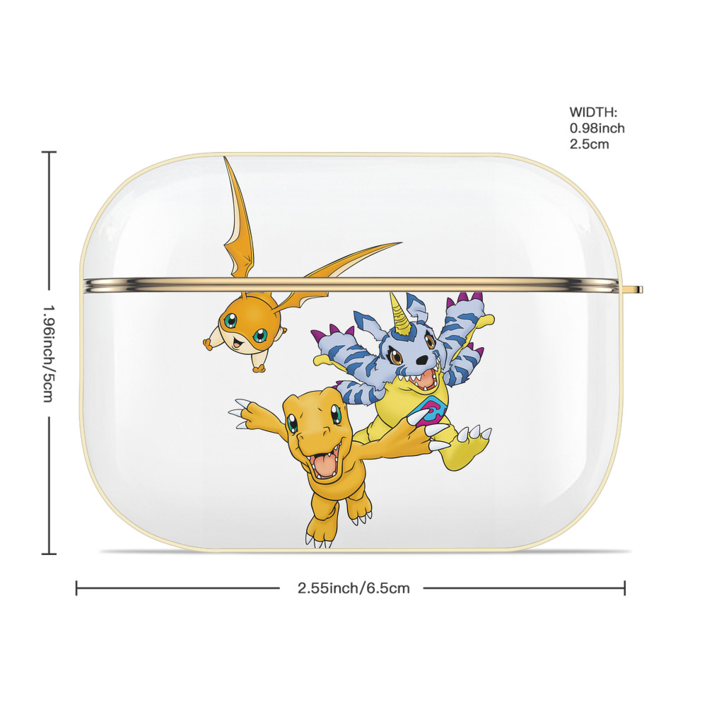 Digimon デジタルモンスター/デジモン 【AirPods Pro用】ハードシェル保護ケース｜耐衝撃・防指紋・カラビナ付き商品仕様