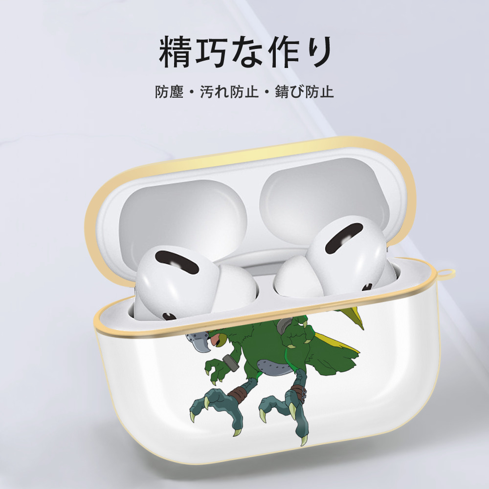 Digimon デジタルモンスター/デジモン 【AirPods Pro用】ハードシェル保護ケース｜耐衝撃・防指紋・カラビナ付き商品仕様