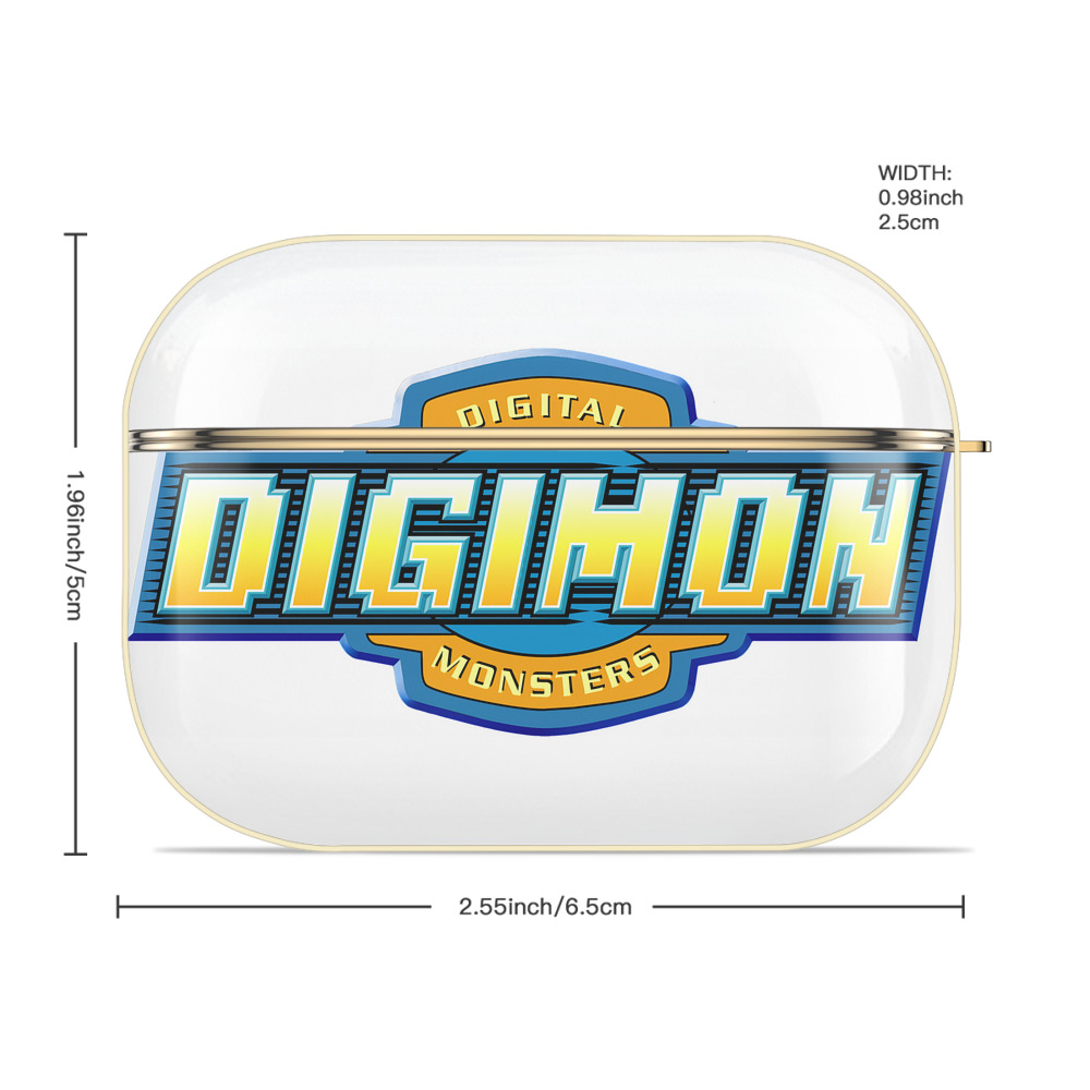 Digimon デジタルモンスター/デジモン 【AirPods Pro用】ハードシェル保護ケース｜耐衝撃・防指紋・カラビナ付き商品仕様