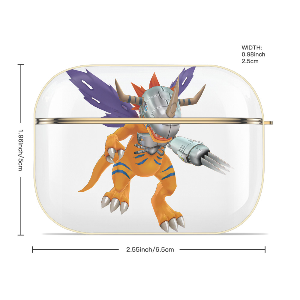 Digimon デジタルモンスター/デジモン 【AirPods Pro用】ハードシェル保護ケース｜耐衝撃・防指紋・カラビナ付き商品仕様