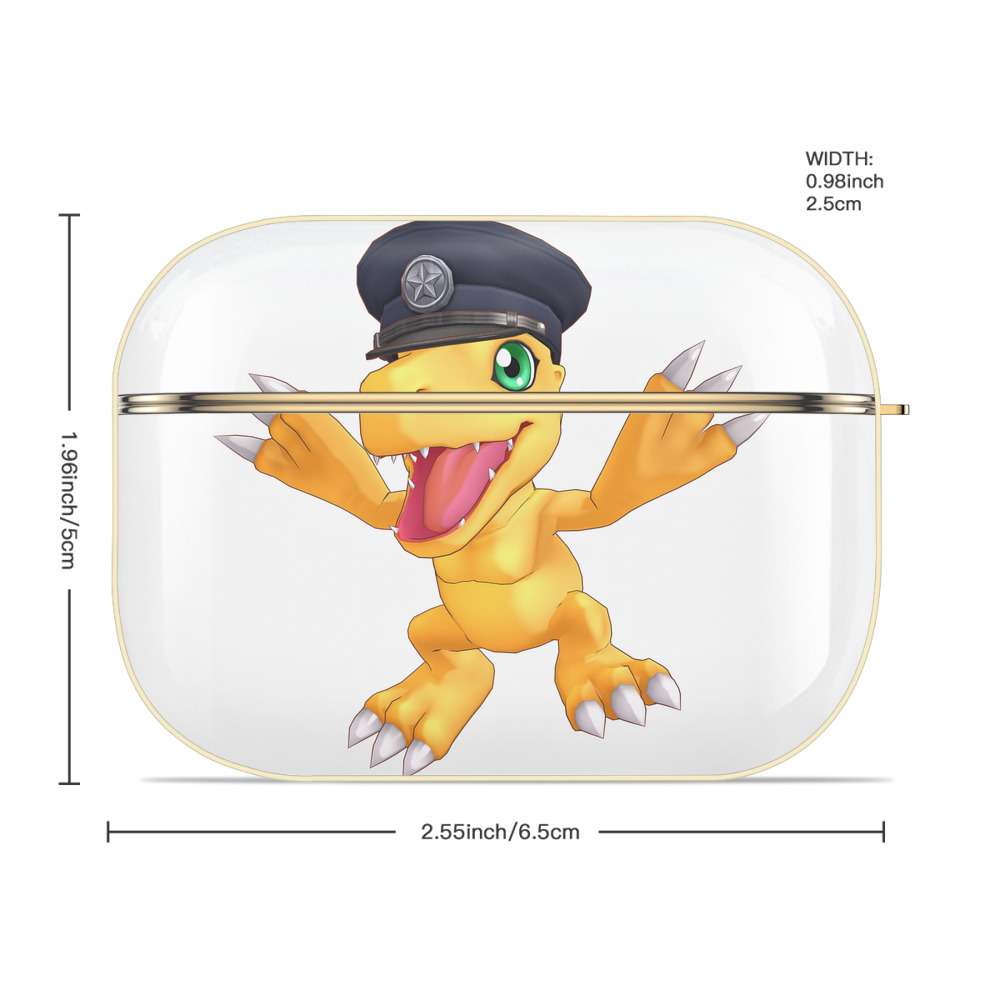 Digimon デジタルモンスター/デジモン 【AirPods Pro用】ハードシェル保護ケース｜耐衝撃・防指紋・カラビナ付き商品仕様