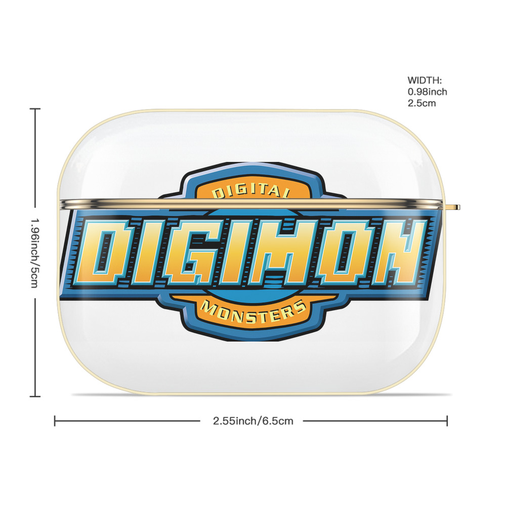 Digimon デジタルモンスター/デジモン 【AirPods Pro用】ハードシェル保護ケース｜耐衝撃・防指紋・カラビナ付き商品仕様