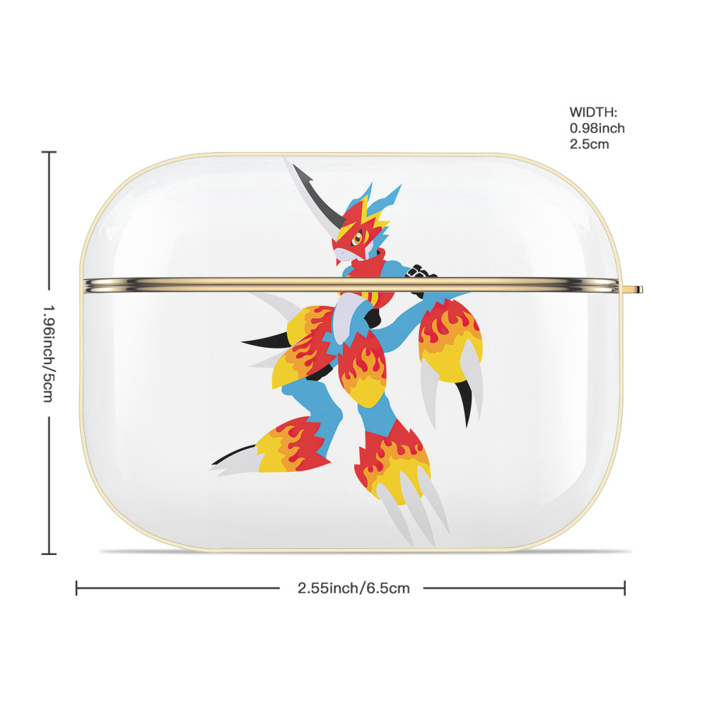 Digimon デジタルモンスター/デジモン 【AirPods Pro用】ハードシェル保護ケース｜耐衝撃・防指紋・カラビナ付き商品仕様
