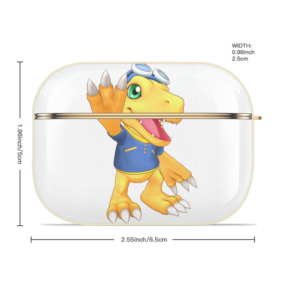 Digimon デジタルモンスター/デジモン 【AirPods Pro用】ハードシェル保護ケース｜耐衝撃・防指紋・カラビナ付き商品仕様