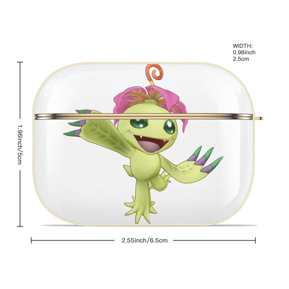 Digimon デジタルモンスター/デジモン 【AirPods Pro用】ハードシェル保護ケース｜耐衝撃・防指紋・カラビナ付き商品仕様