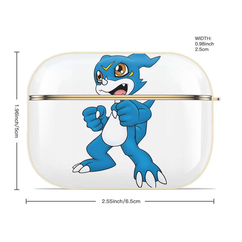 Digimon デジタルモンスター/デジモン 【AirPods Pro用】ハードシェル保護ケース｜耐衝撃・防指紋・カラビナ付き商品仕様
