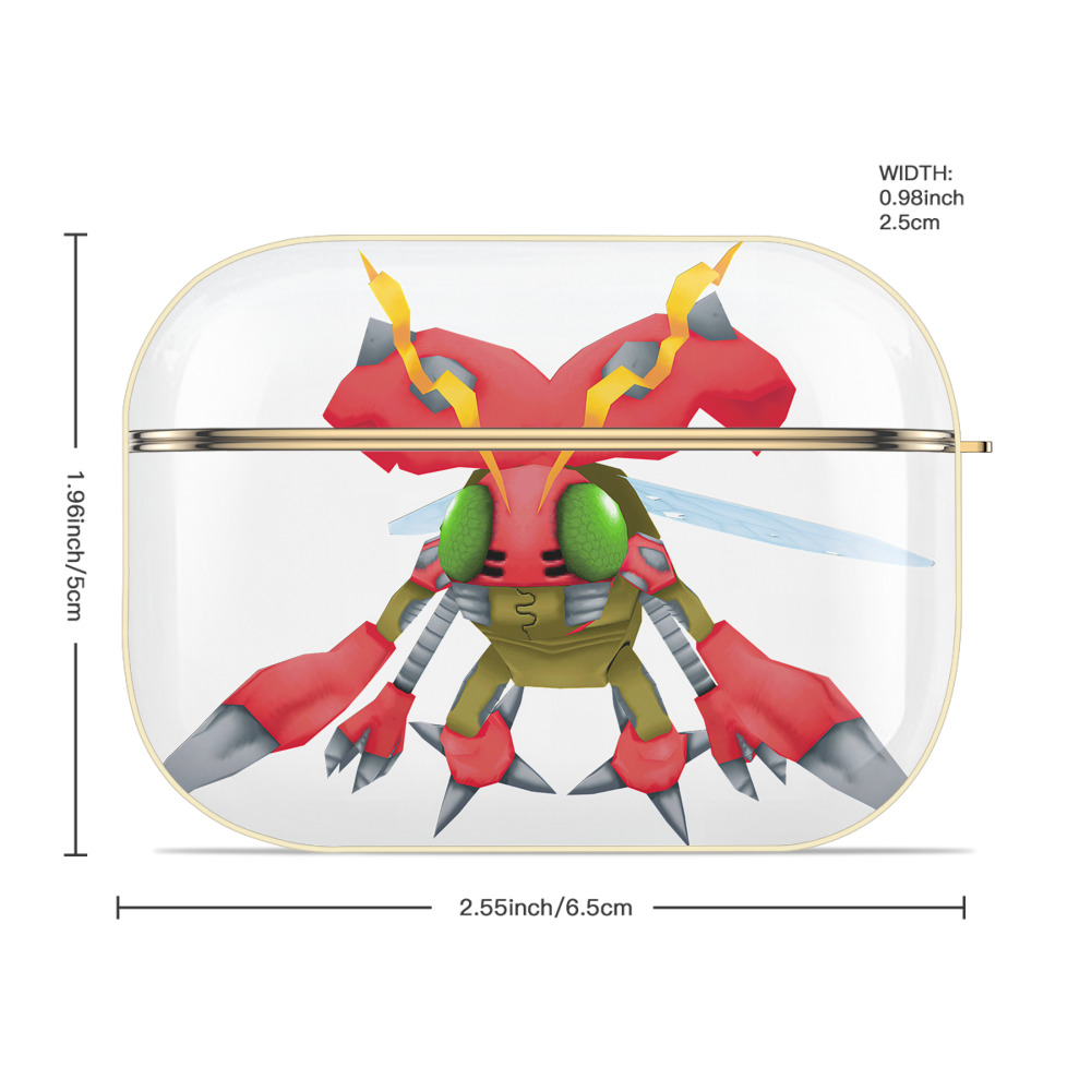 Digimon デジタルモンスター/デジモン 【AirPods Pro用】ハードシェル保護ケース｜耐衝撃・防指紋・カラビナ付き商品仕様