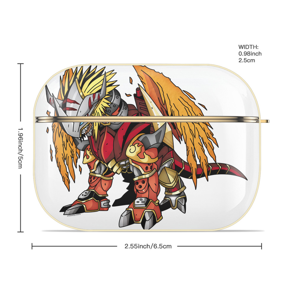Digimon デジタルモンスター/デジモン 【AirPods Pro用】ハードシェル保護ケース｜耐衝撃・防指紋・カラビナ付き商品仕様