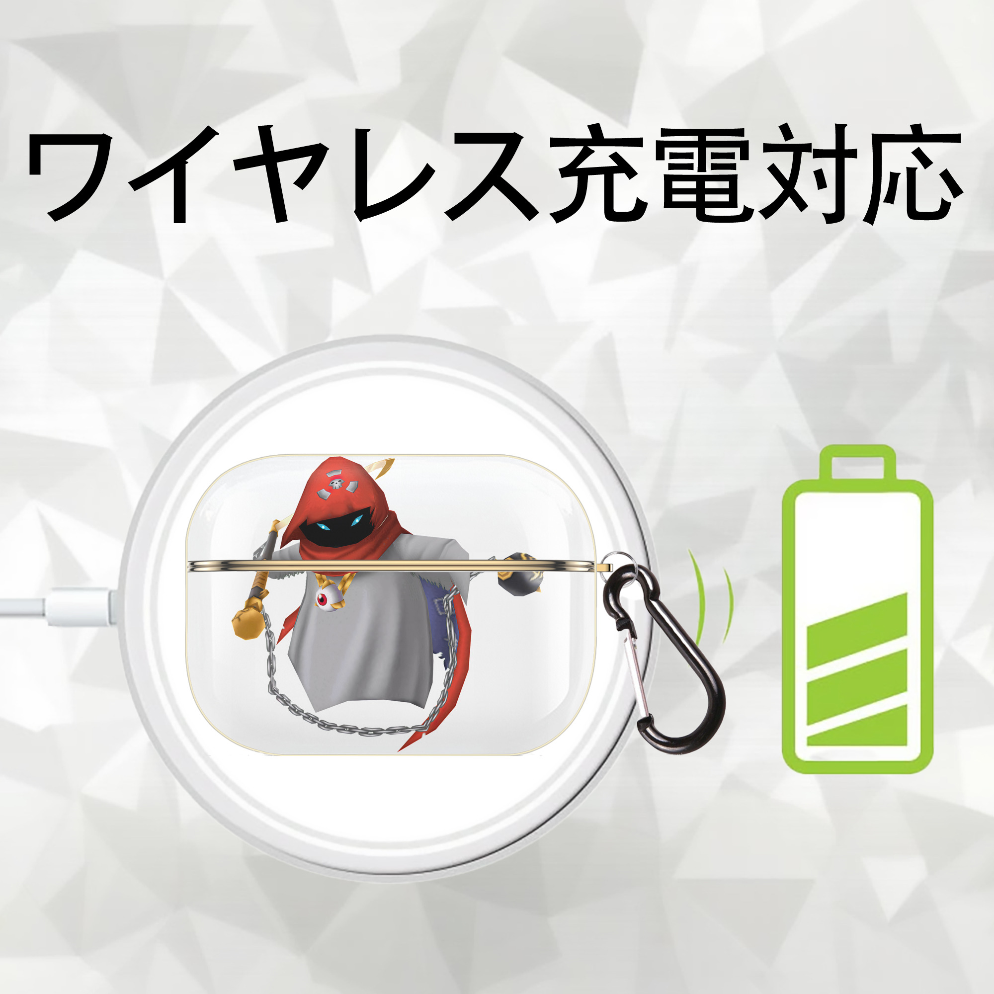 Digimon デジタルモンスター/デジモン 【AirPods Pro用】ハードシェル保護ケース｜耐衝撃・防指紋・カラビナ付き商品仕様