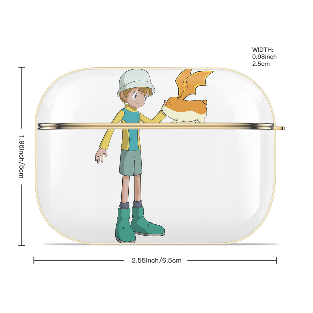 Digimon デジタルモンスター/デジモン 【AirPods Pro用】ハードシェル保護ケース｜耐衝撃・防指紋・カラビナ付き商品仕様