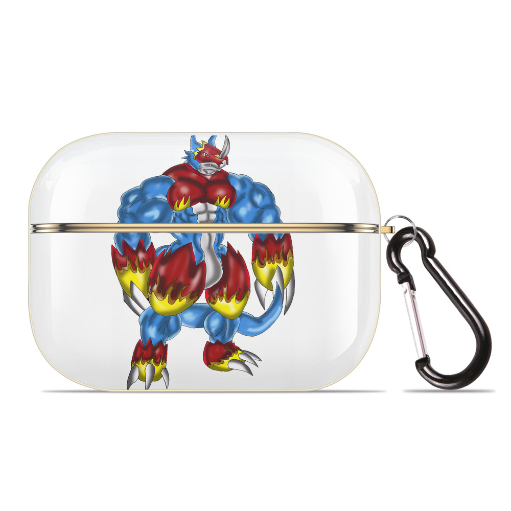 （画像用） Digimon デジタルモンスター/デジモン 【AirPods Pro用】ハードシェル保護ケース｜耐衝撃・防指紋・カラビナ付き商品仕様