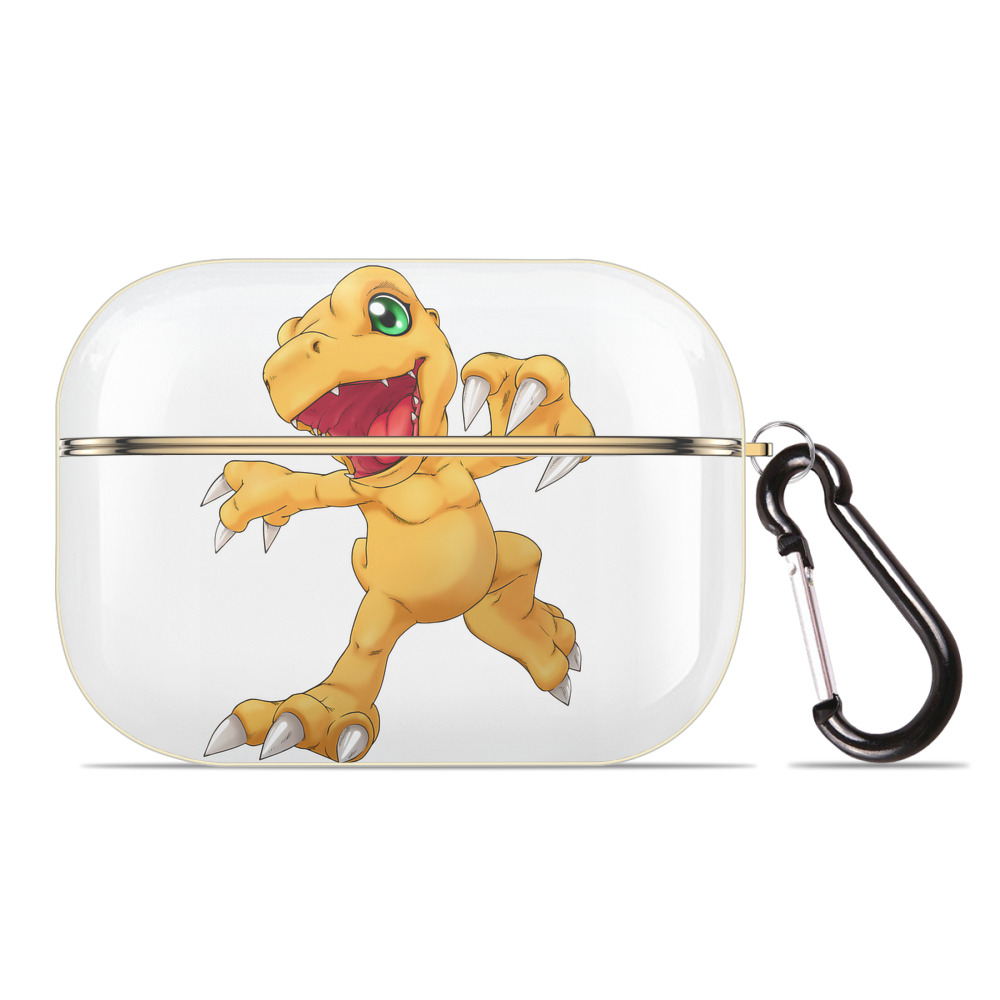 （画像用） Digimon デジタルモンスター/デジモン 【AirPods Pro用】ハードシェル保護ケース｜耐衝撃・防指紋・カラビナ付き商品仕様