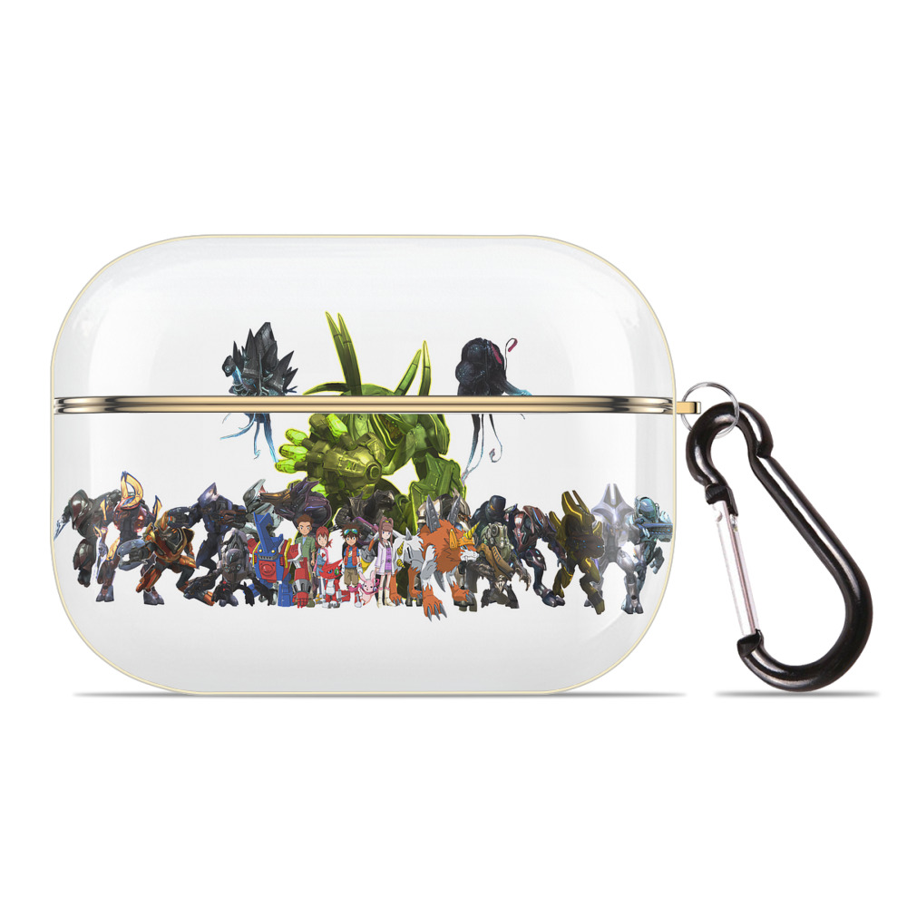（画像用） Digimon デジタルモンスター/デジモン 【AirPods Pro用】ハードシェル保護ケース｜耐衝撃・防指紋・カラビナ付き商品仕様
