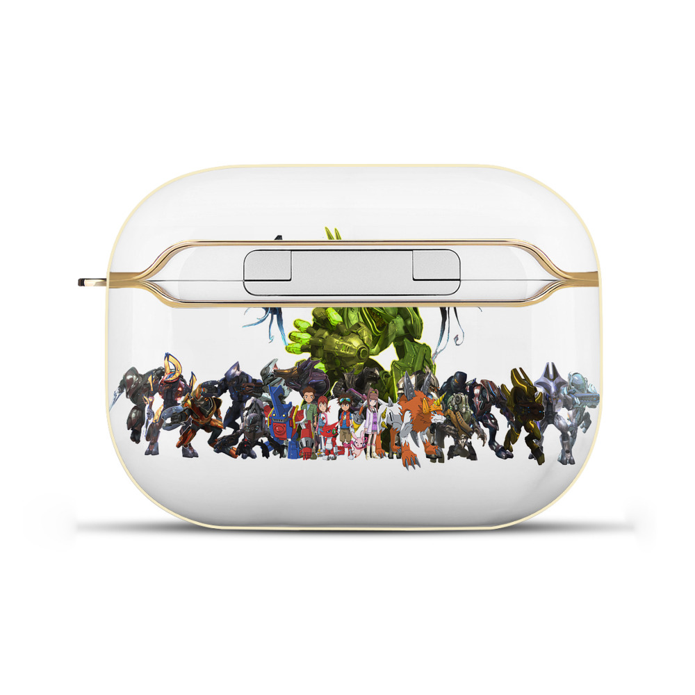 （画像用） Digimon デジタルモンスター/デジモン 【AirPods Pro用】ハードシェル保護ケース｜耐衝撃・防指紋・カラビナ付き商品仕様