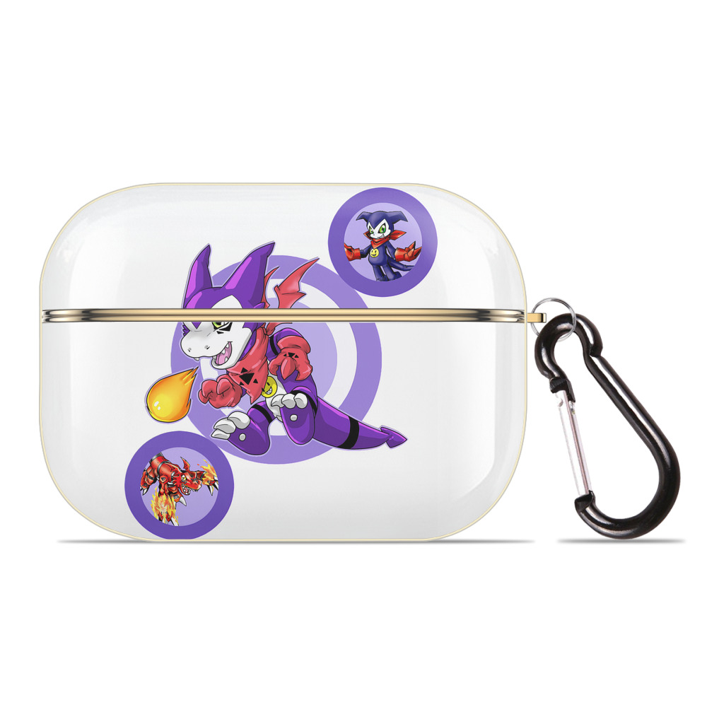 （画像用） Digimon デジタルモンスター/デジモン 【AirPods Pro用】ハードシェル保護ケース｜耐衝撃・防指紋・カラビナ付き商品仕様