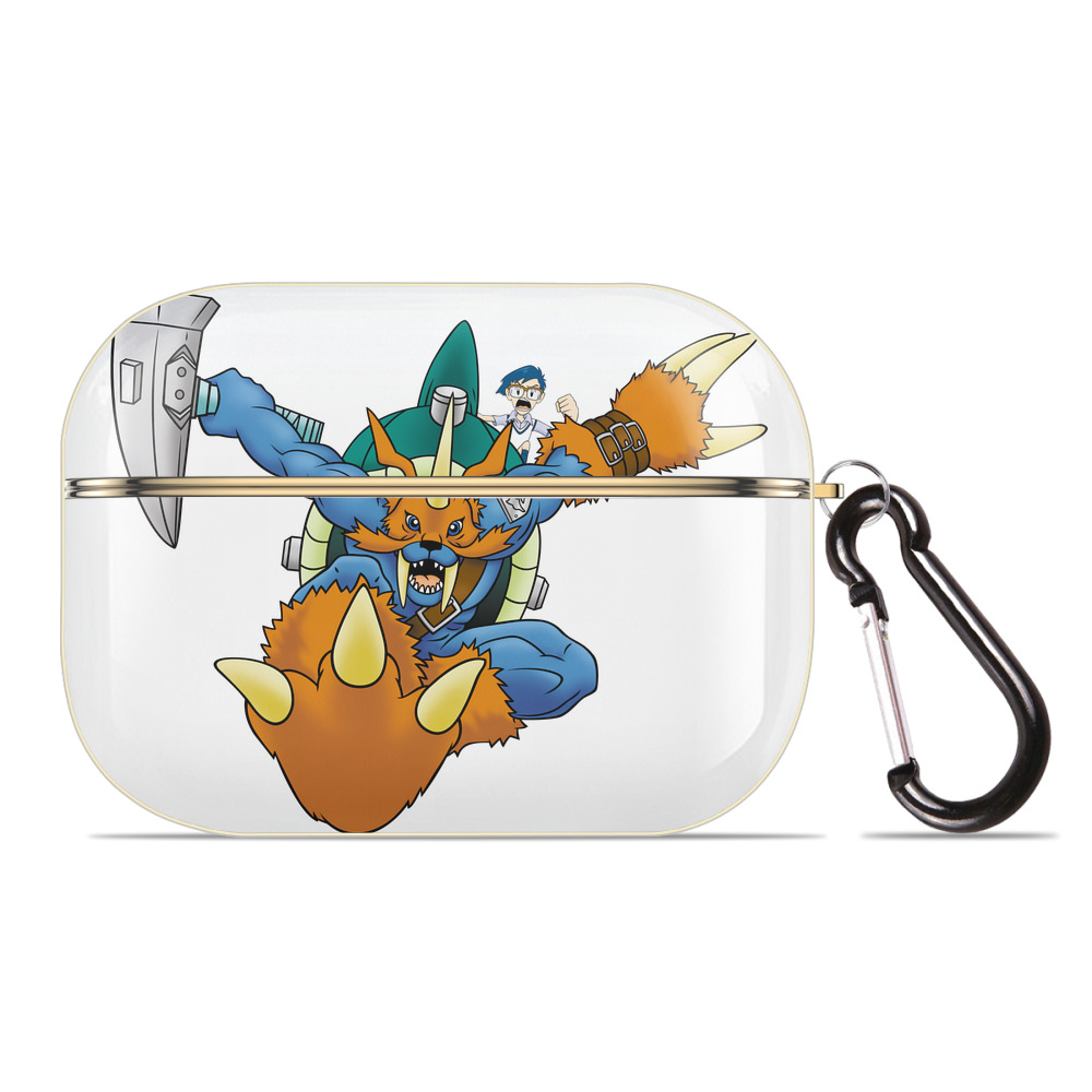 （画像用） Digimon デジタルモンスター/デジモン 【AirPods Pro用】ハードシェル保護ケース｜耐衝撃・防指紋・カラビナ付き商品仕様