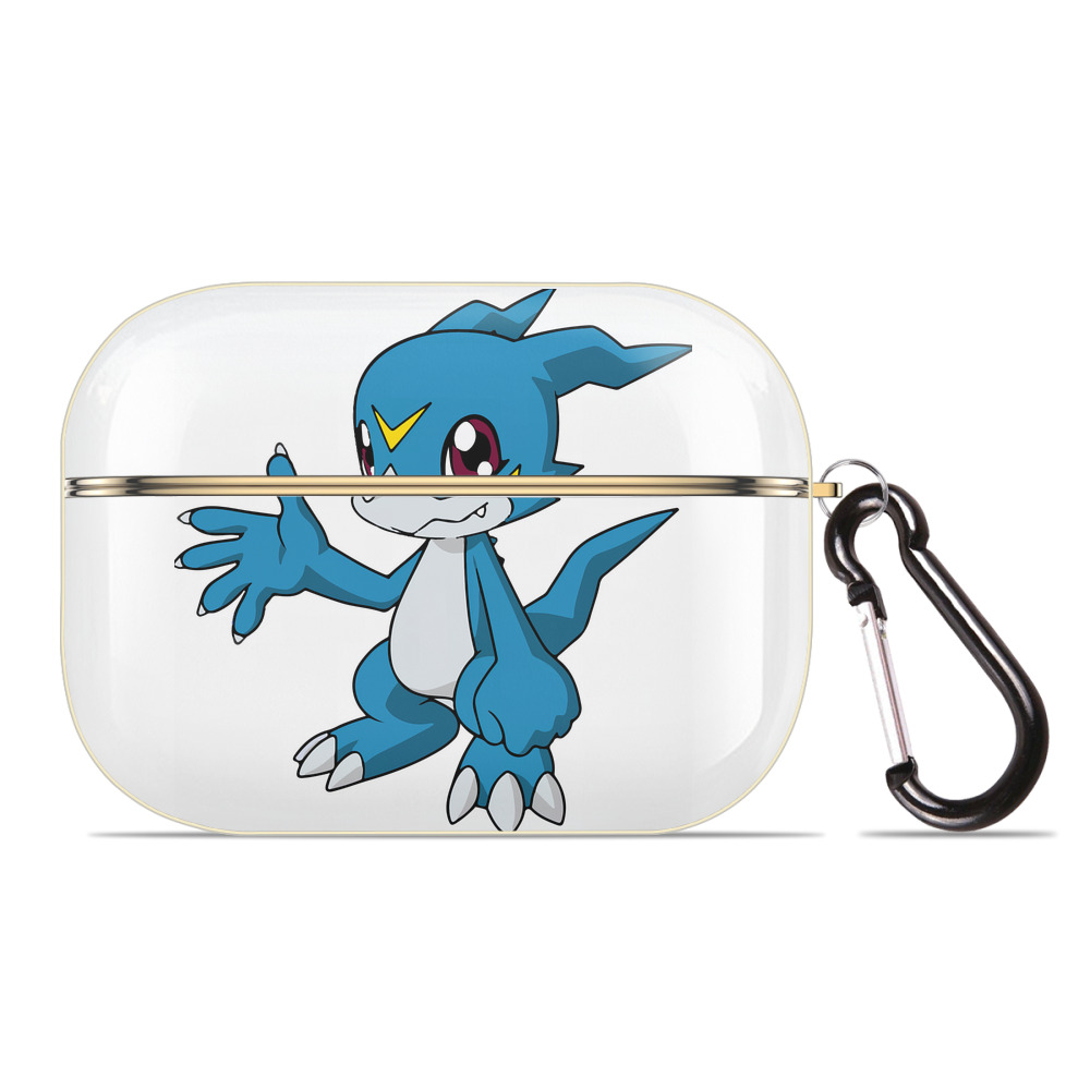 （画像用） Digimon デジタルモンスター/デジモン 【AirPods Pro用】ハードシェル保護ケース｜耐衝撃・防指紋・カラビナ付き商品仕様