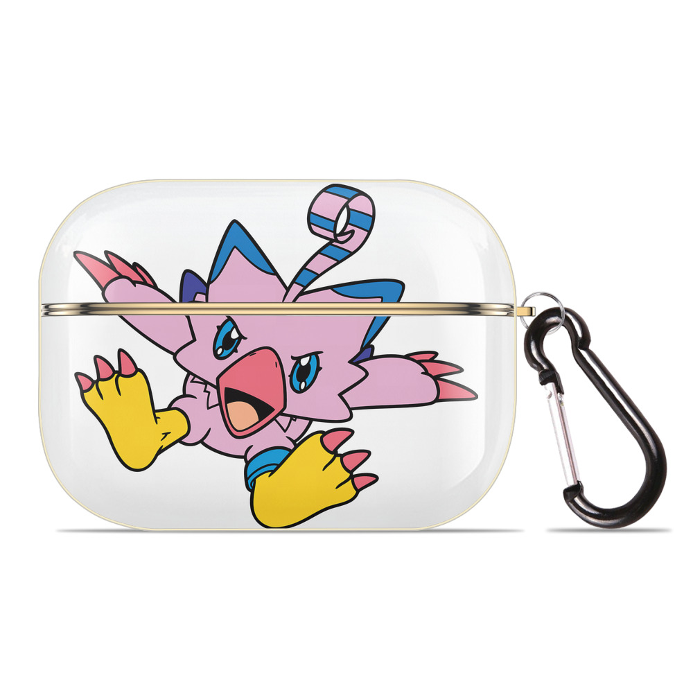 （画像用） Digimon デジタルモンスター/デジモン 【AirPods Pro用】ハードシェル保護ケース｜耐衝撃・防指紋・カラビナ付き商品仕様
