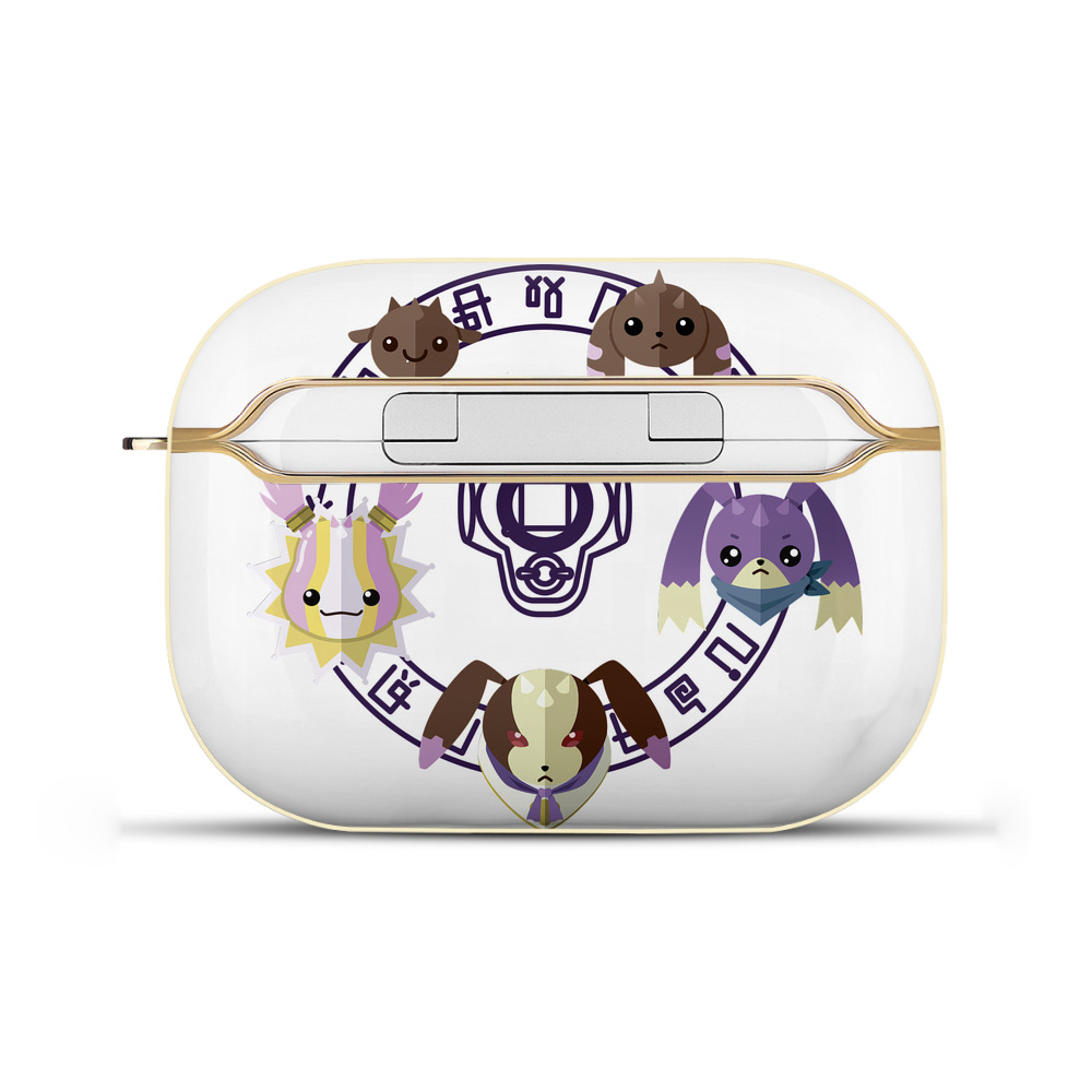 （画像用） Digimon デジタルモンスター/デジモン 【AirPods Pro用】ハードシェル保護ケース｜耐衝撃・防指紋・カラビナ付き商品仕様