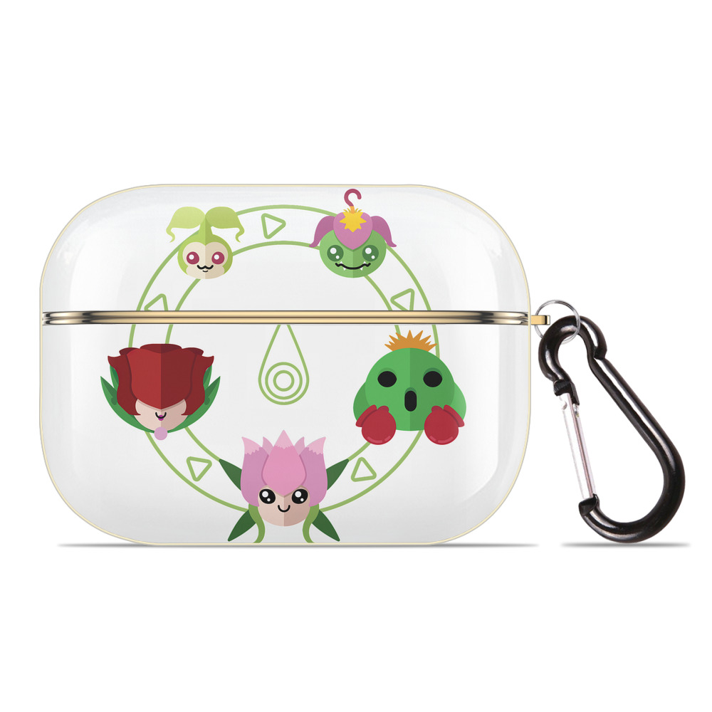 （画像用） Digimon デジタルモンスター/デジモン 【AirPods Pro用】ハードシェル保護ケース｜耐衝撃・防指紋・カラビナ付き商品仕様