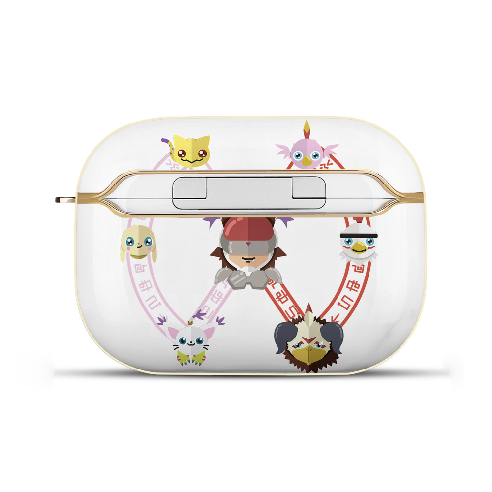 （画像用） Digimon デジタルモンスター/デジモン 【AirPods Pro用】ハードシェル保護ケース｜耐衝撃・防指紋・カラビナ付き商品仕様
