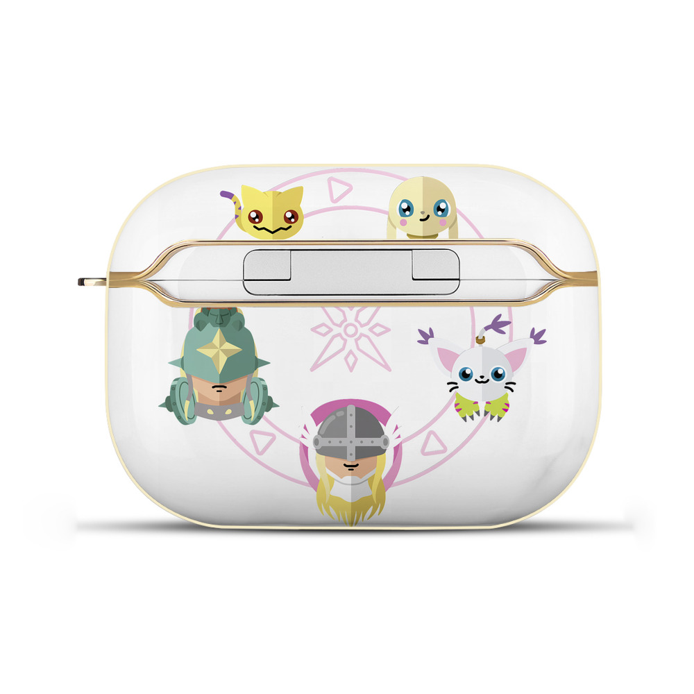 （画像用） Digimon デジタルモンスター/デジモン 【AirPods Pro用】ハードシェル保護ケース｜耐衝撃・防指紋・カラビナ付き商品仕様