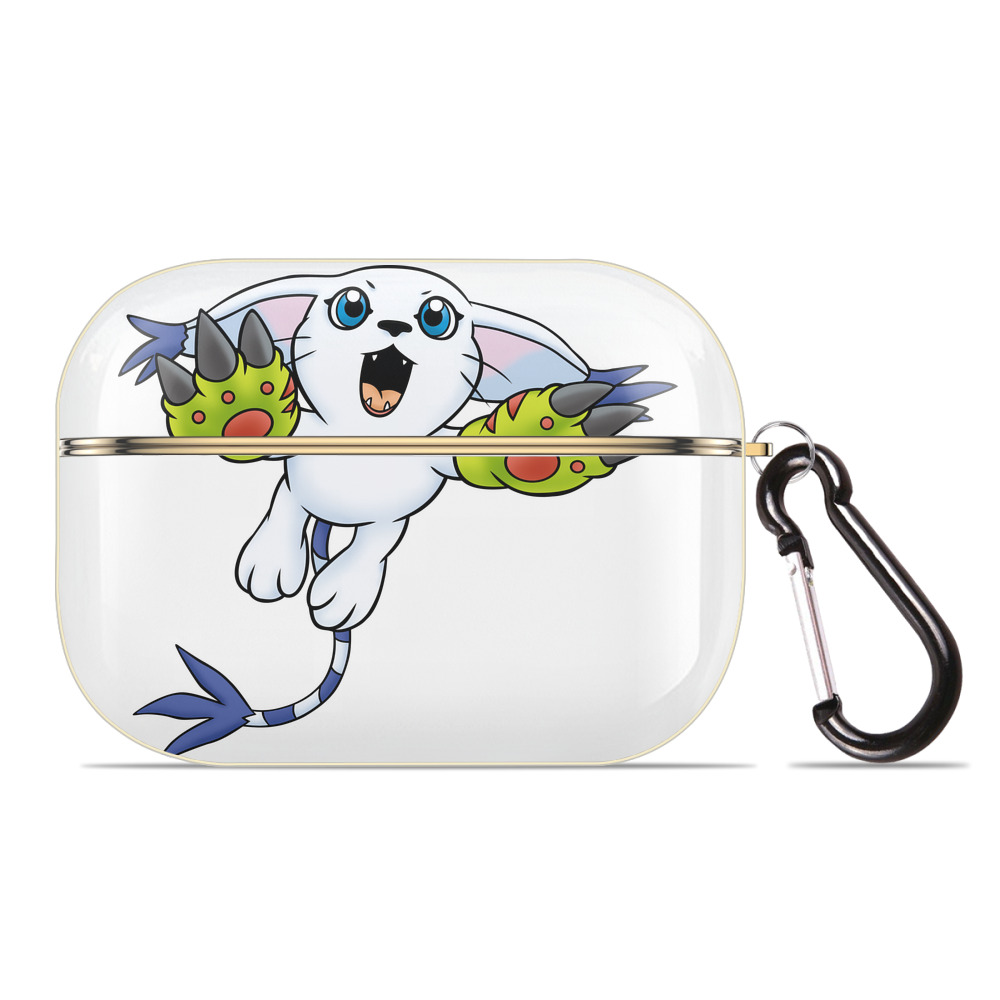 （画像用） Digimon デジタルモンスター/デジモン 【AirPods Pro用】ハードシェル保護ケース｜耐衝撃・防指紋・カラビナ付き商品仕様