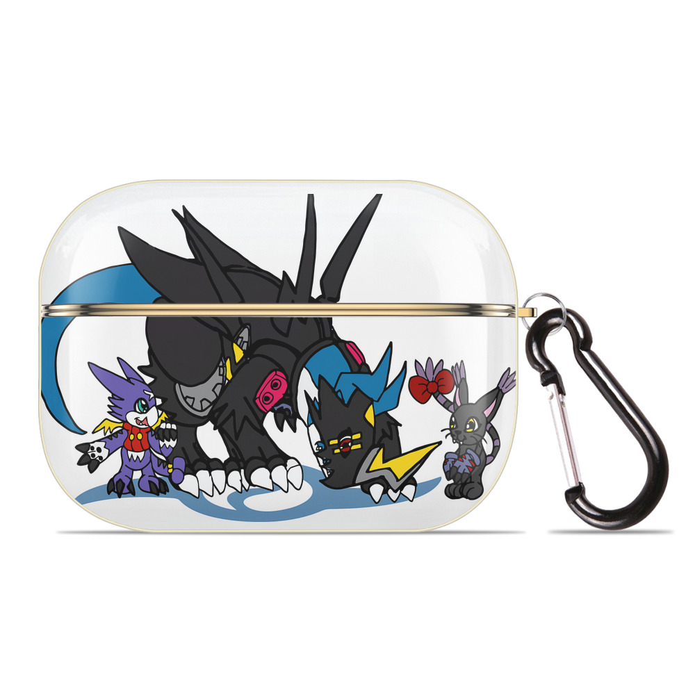 （画像用） Digimon デジタルモンスター/デジモン 【AirPods Pro用】ハードシェル保護ケース｜耐衝撃・防指紋・カラビナ付き商品仕様