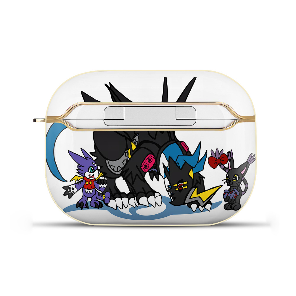 （画像用） Digimon デジタルモンスター/デジモン 【AirPods Pro用】ハードシェル保護ケース｜耐衝撃・防指紋・カラビナ付き商品仕様