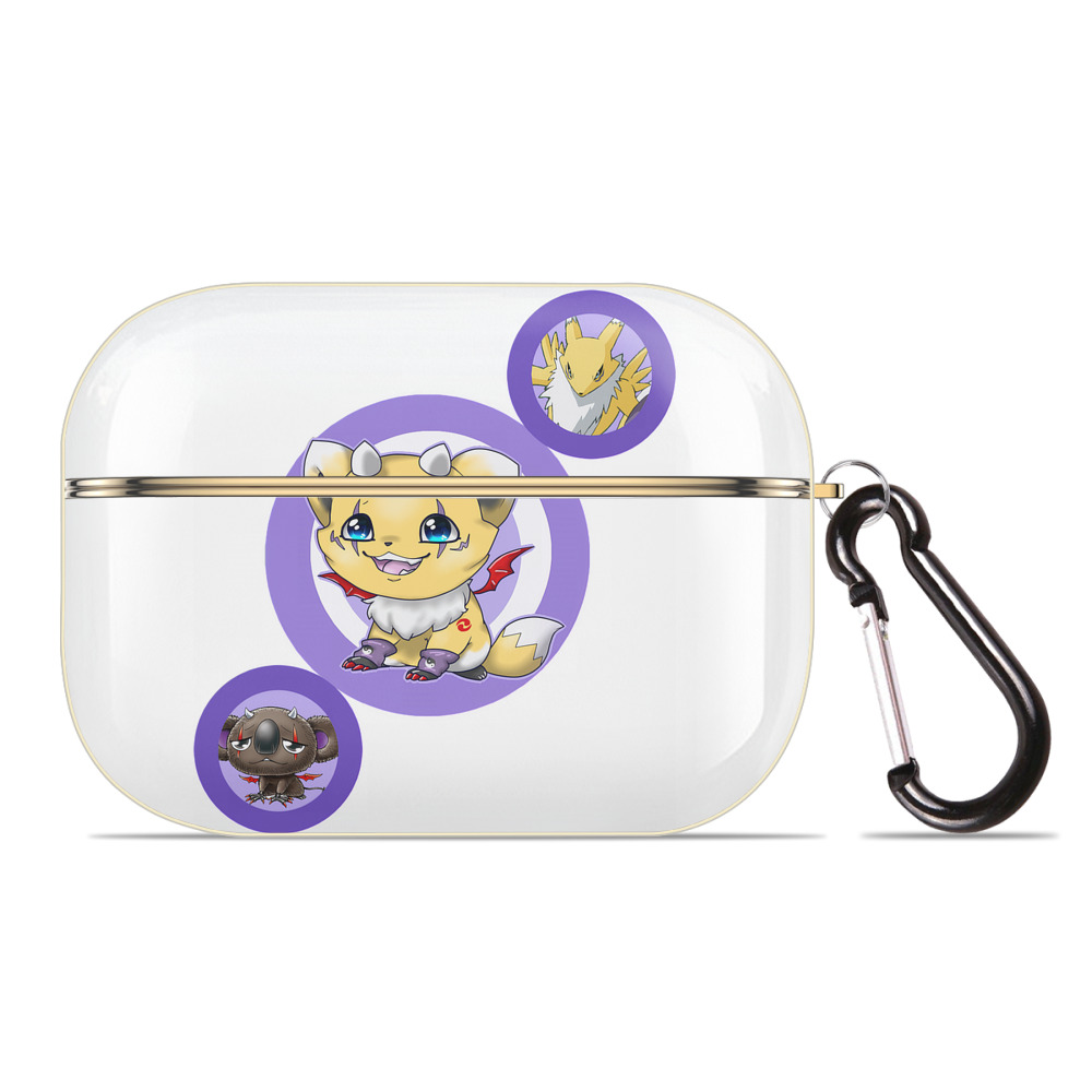 （画像用） Digimon デジタルモンスター/デジモン 【AirPods Pro用】ハードシェル保護ケース｜耐衝撃・防指紋・カラビナ付き商品仕様