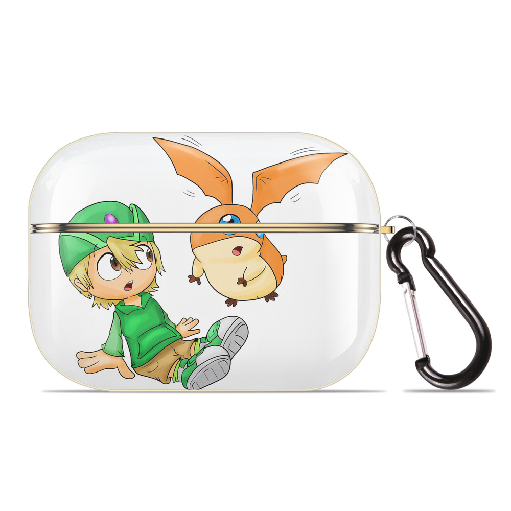 （画像用） Digimon デジタルモンスター/デジモン 【AirPods Pro用】ハードシェル保護ケース｜耐衝撃・防指紋・カラビナ付き商品仕様