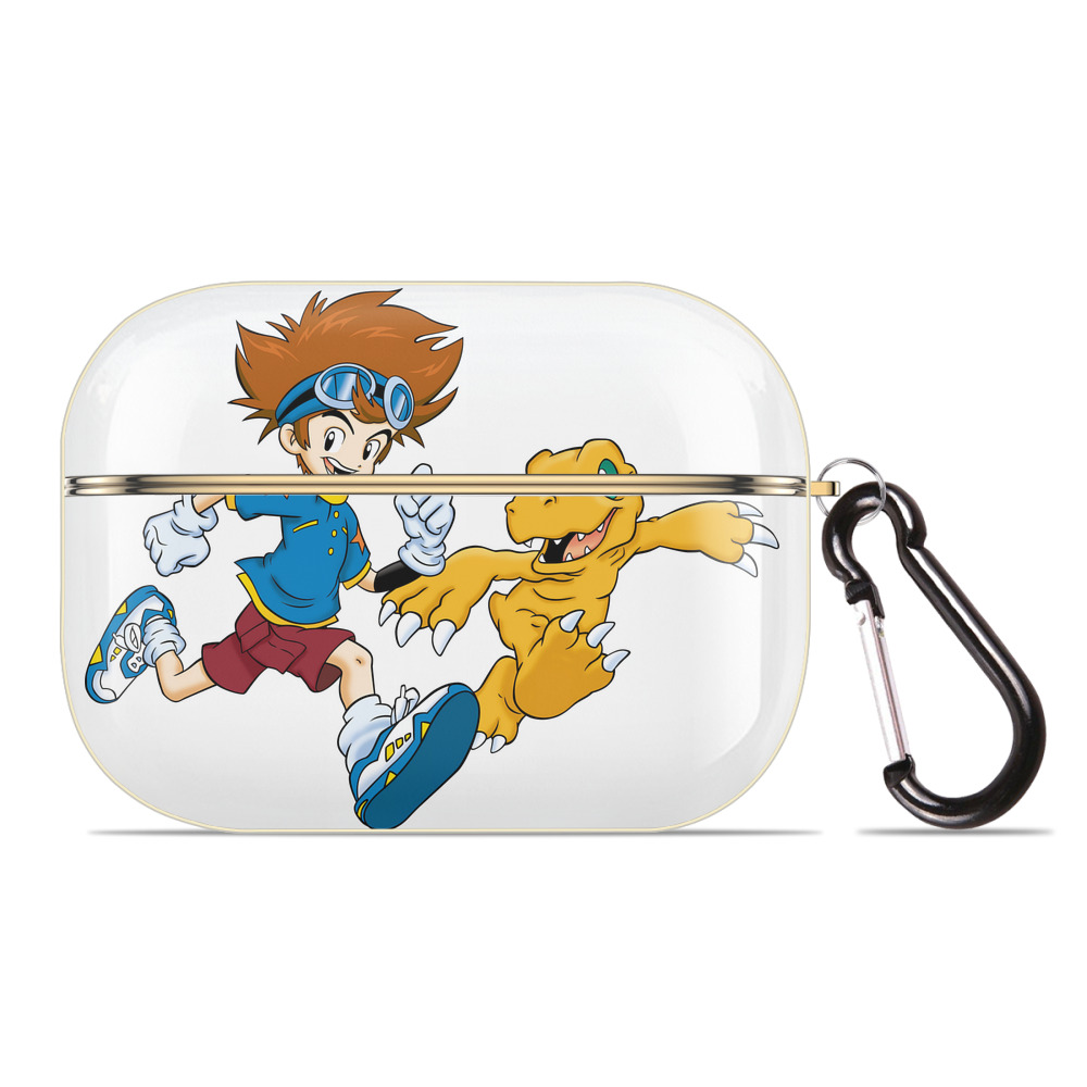 （画像用） Digimon デジタルモンスター/デジモン 【AirPods Pro用】ハードシェル保護ケース｜耐衝撃・防指紋・カラビナ付き商品仕様