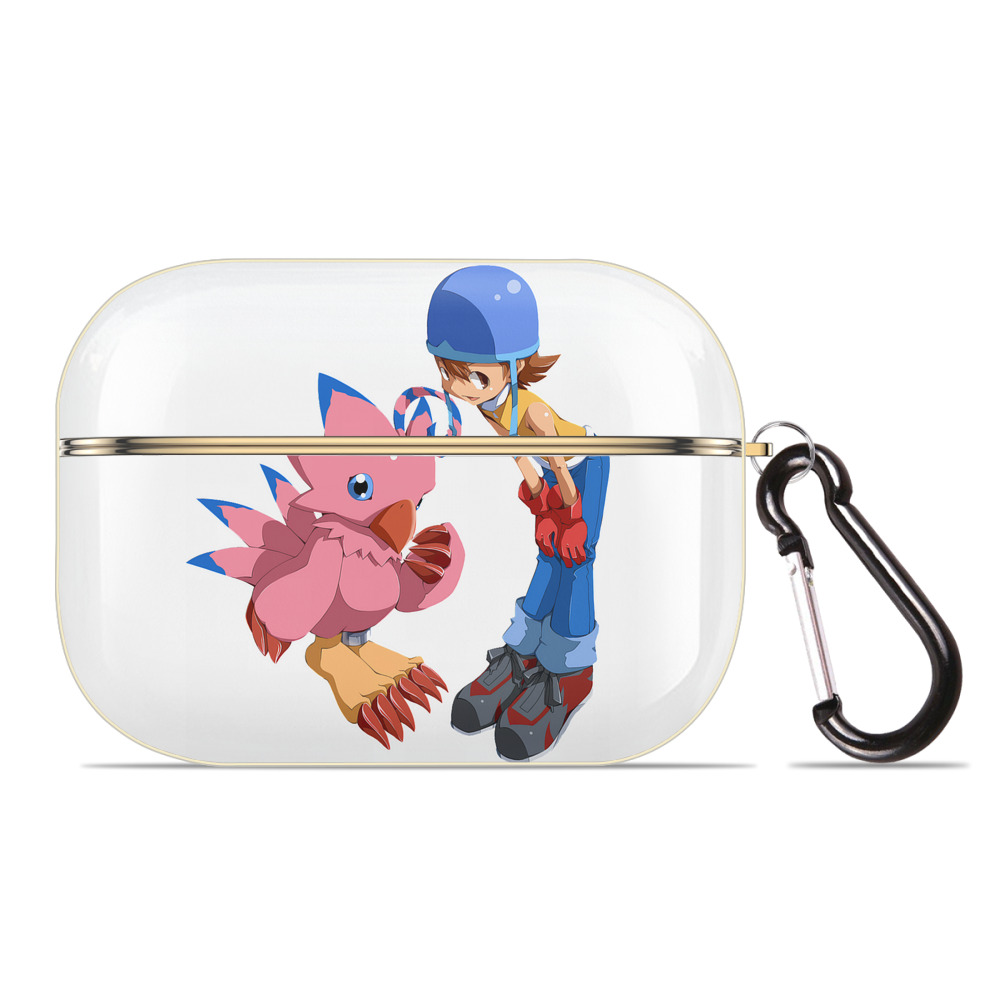 （画像用） Digimon デジタルモンスター/デジモン 【AirPods Pro用】ハードシェル保護ケース｜耐衝撃・防指紋・カラビナ付き商品仕様