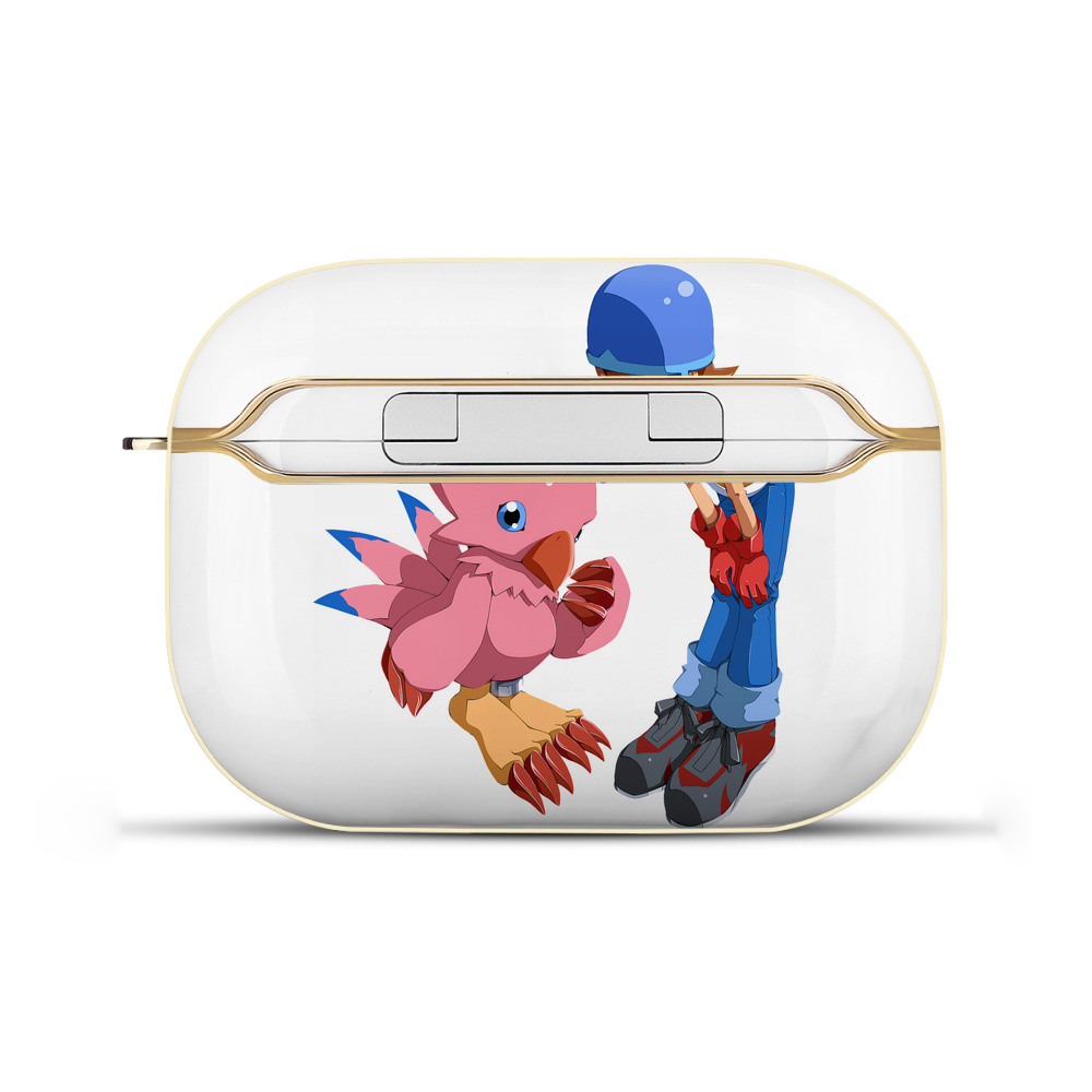 （画像用） Digimon デジタルモンスター/デジモン 【AirPods Pro用】ハードシェル保護ケース｜耐衝撃・防指紋・カラビナ付き商品仕様